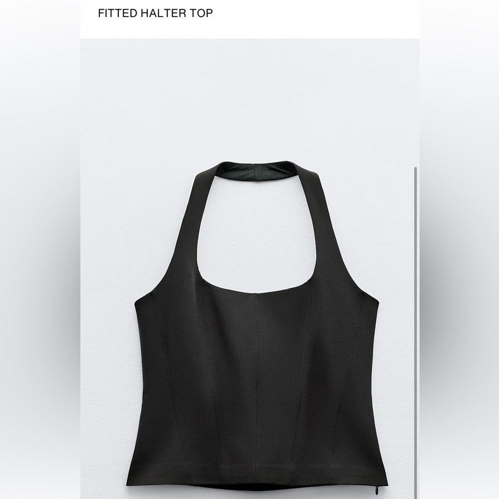 Zara fitted halter